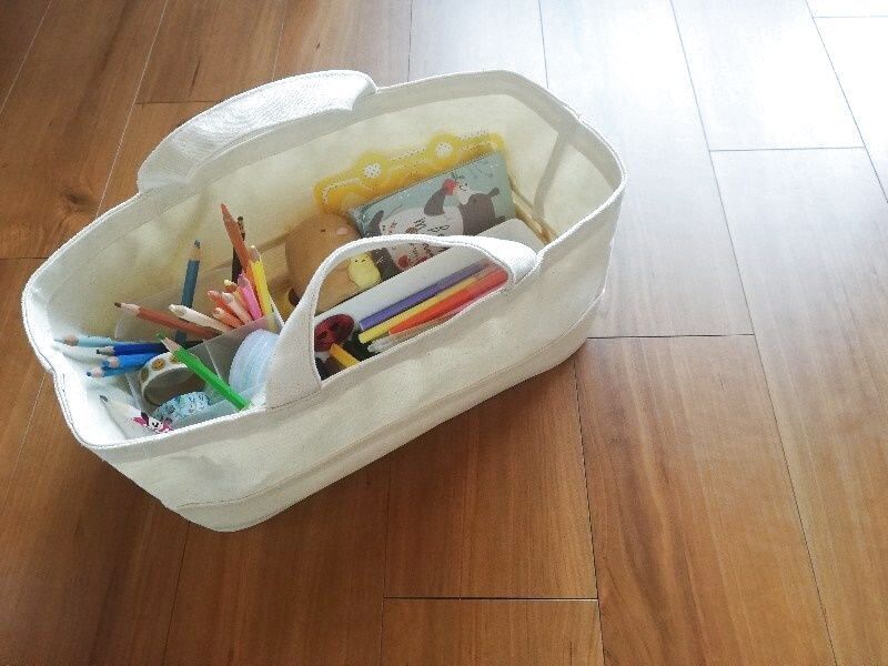 無印良品：持ち手付帆布長方形バスケット・スリム・中の口コミや