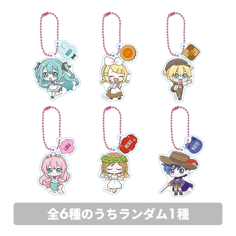 2連アクリルキーホルダー（全6種のうちランダム1種）/ 初音ミク