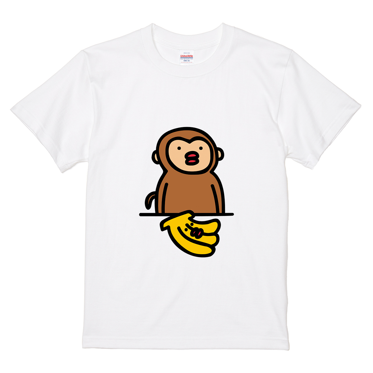 Tシャツ 【たらこクチビル サルバージョン】 オワリデザインの通販