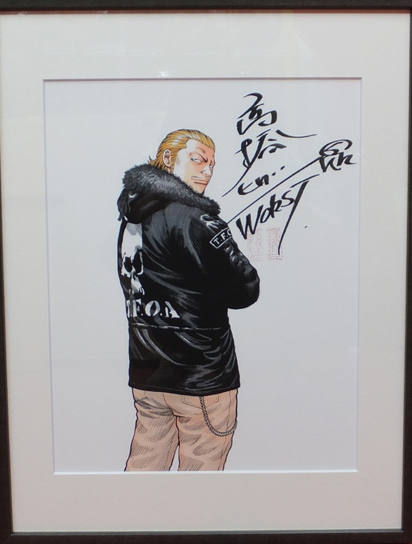 クローズ WORST 河内鉄生 高橋ヒロシ 直筆サイン入 100枚限定 複製原画