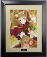 藤ちょこ カラー複製イラスト「狐の嫁入り」