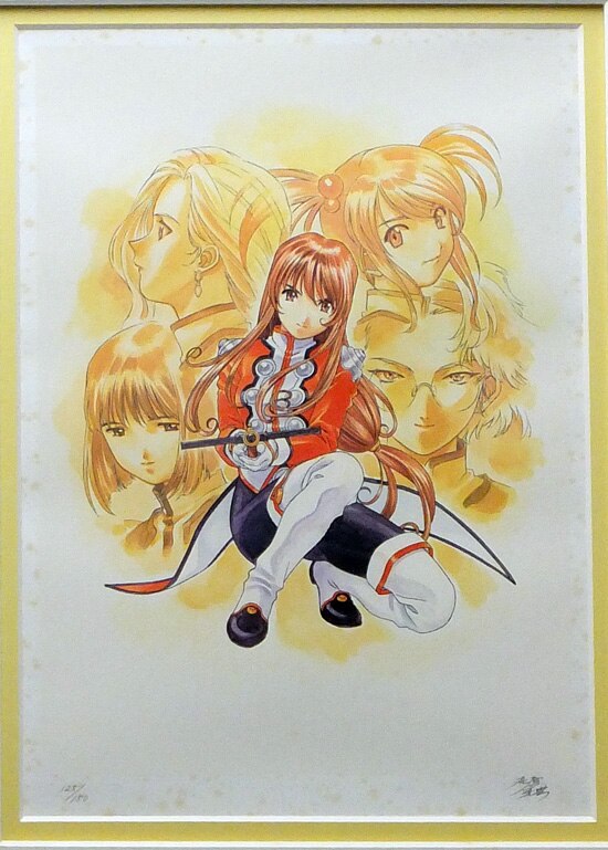 松原秀典 リトグラフ「Les Anges～天使たち～」サクラ大戦