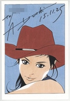 直筆サイン入りラー複製イラスト 藤本さとる 戦姫絶唱シンフォギアXV