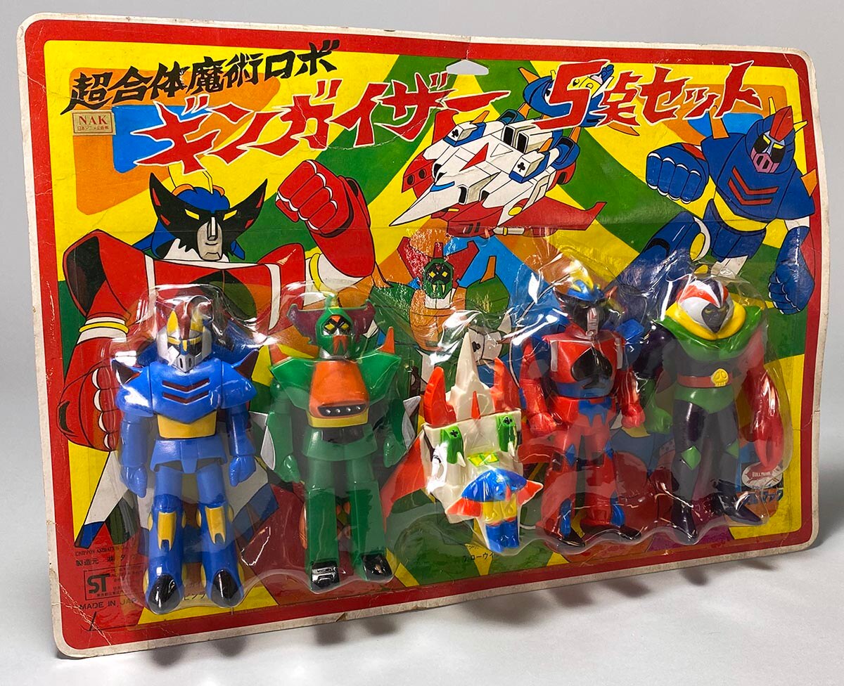 2386］ ブルマァク/タケミ 超合体魔術ロボギンガイザー5点セット