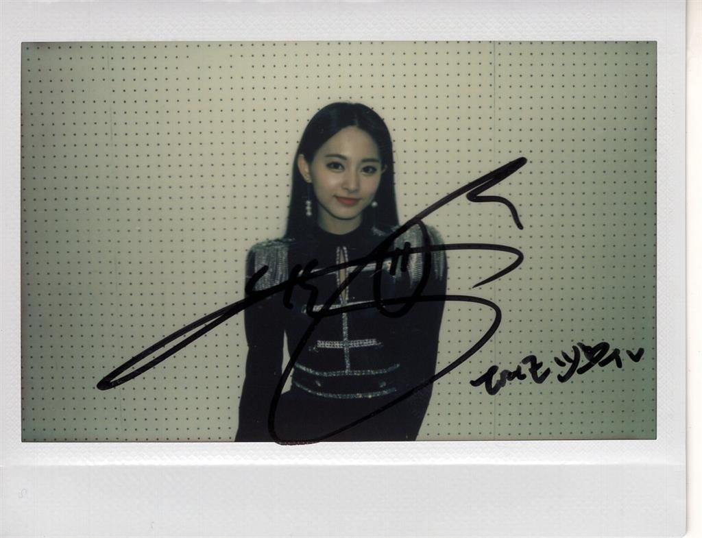TWICE ONCE DAY 直筆サイン入りポラロイド写真 2022 TWICE ONCE DAY