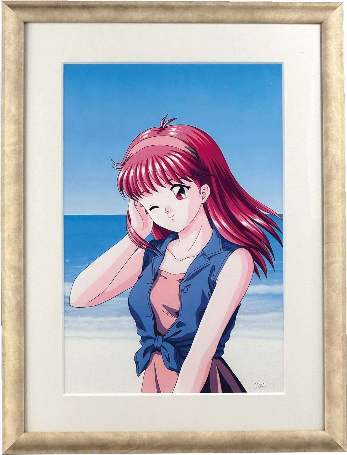 3638] リトグラフ 「ときめきメモリアル」藤崎詩織