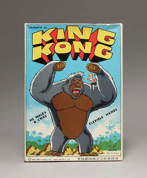 ROCK VALLEY TOYS、アルプス商事/日本 キングコング ゼンマイ歩行人形箱付