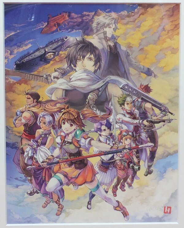 HACCAN 英雄伝説 直筆サイン入りカラー複製イラスト 空の軌跡/交差する運命