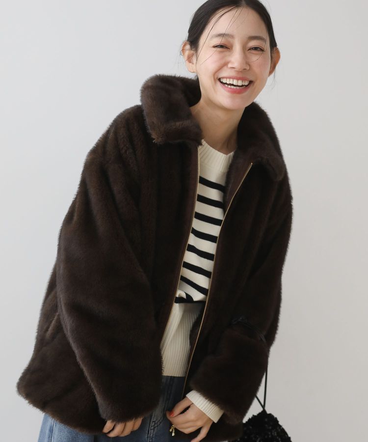 ミンクライクファーブルゾン/Green Parks（グリーン パークス）の