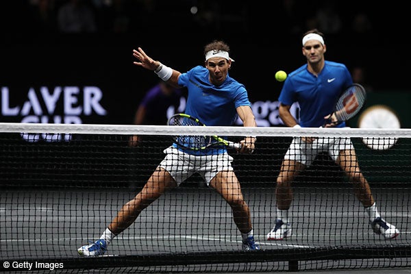 ナダルとフェデラーがダブルスを組んで最初の勝利 [レーバー・カップ