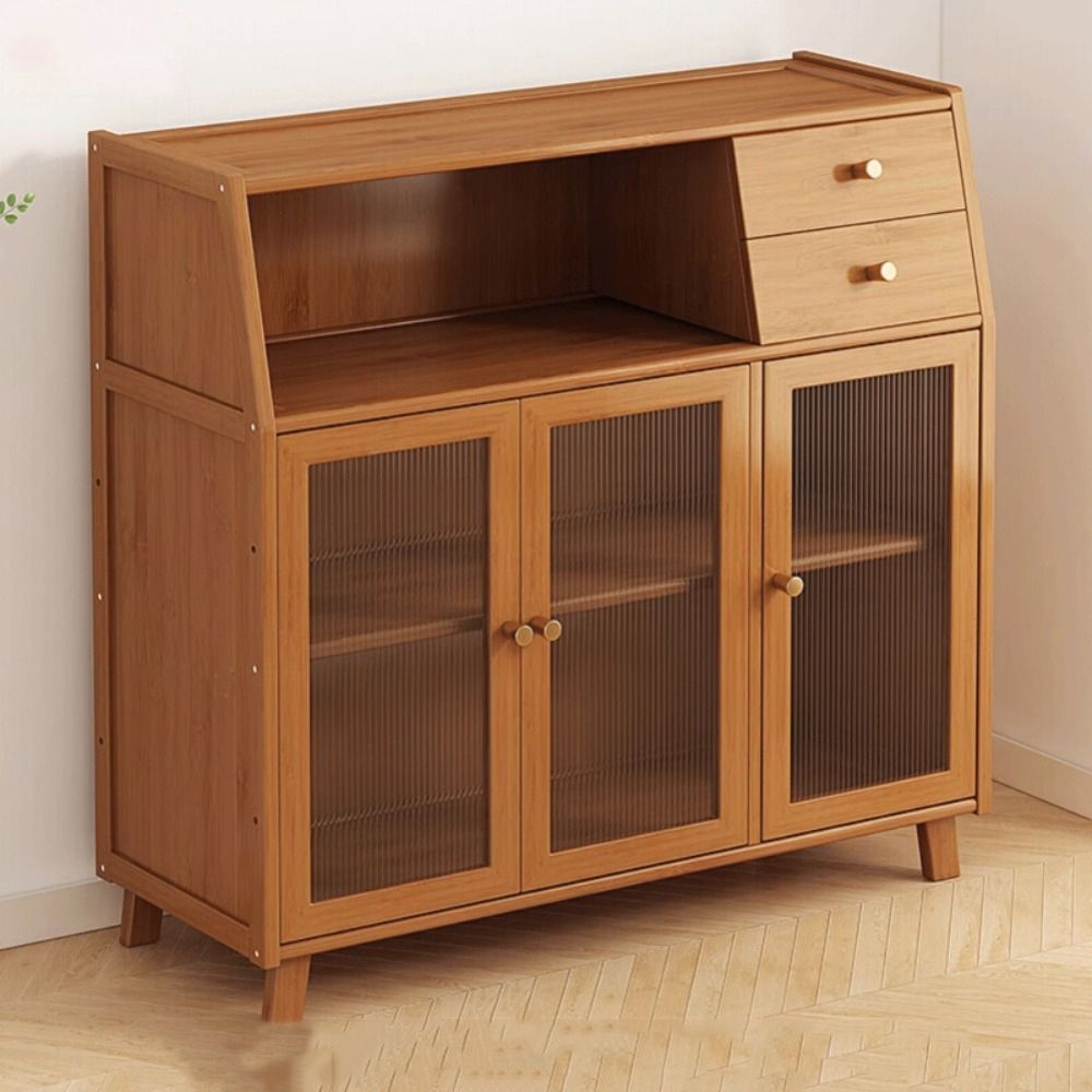 居家家家用客廳沙發窄邊多功能一體式三門帶抽屜置物茶水櫃（邊櫃/茶水