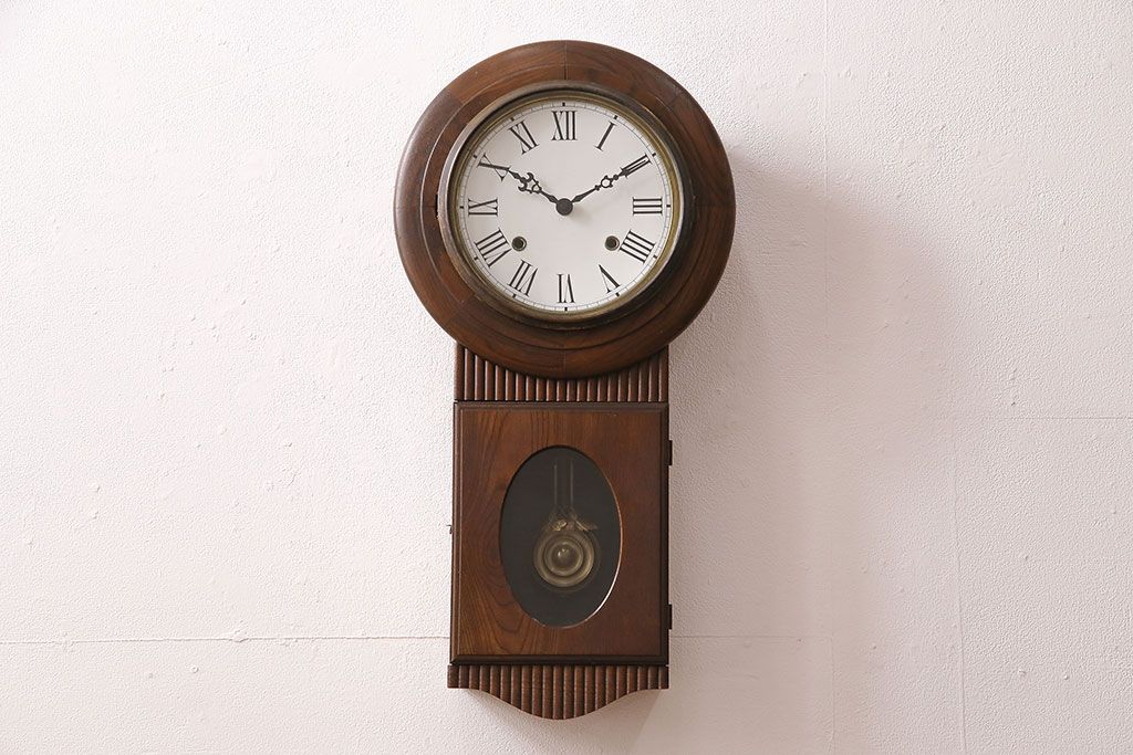 公式】アンティーク家具ラフジュ工房商品詳細ページ精工舎柱時計を