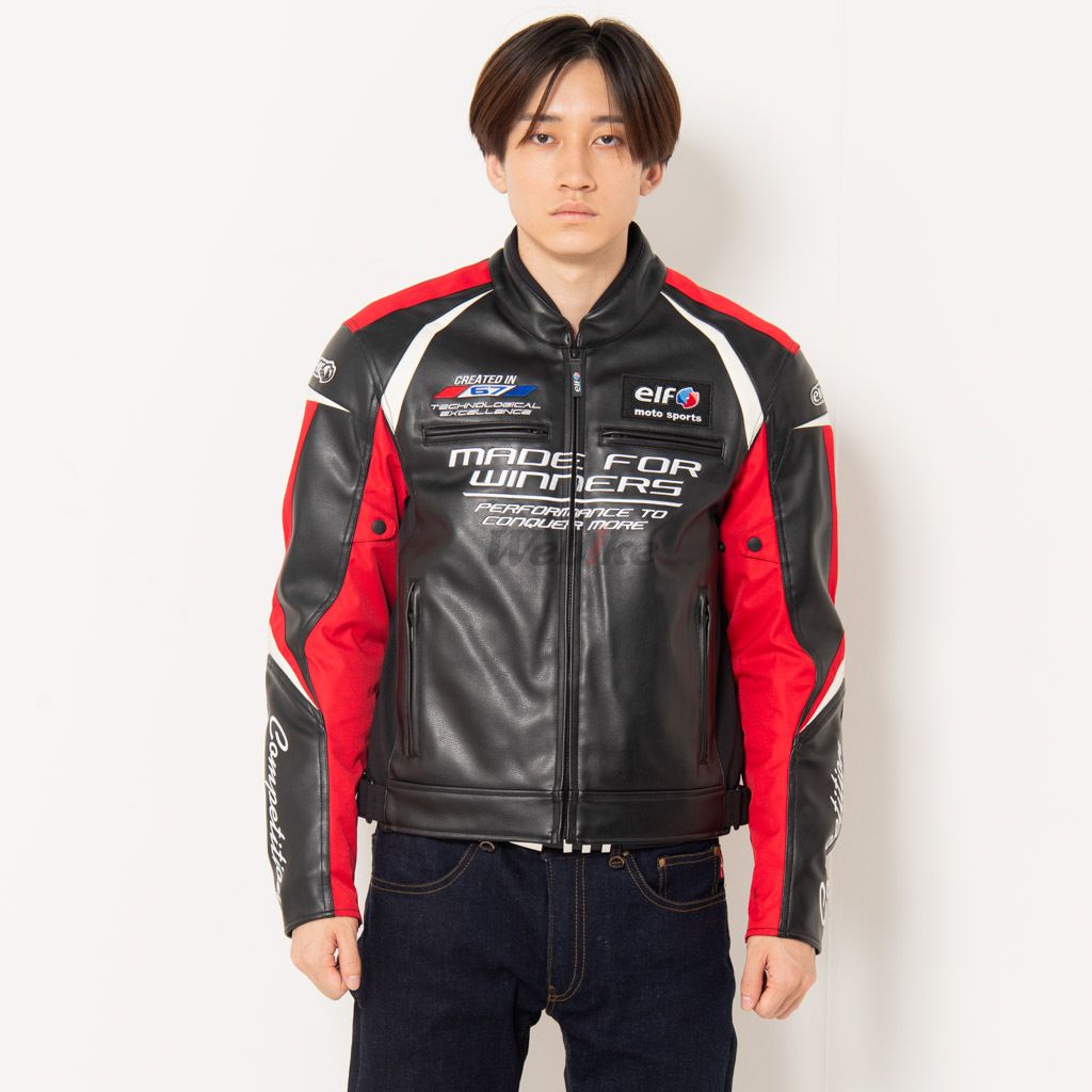 Webike | elf エルフ アパレル EJ-W108 Evoluzione PU Leather Jacket