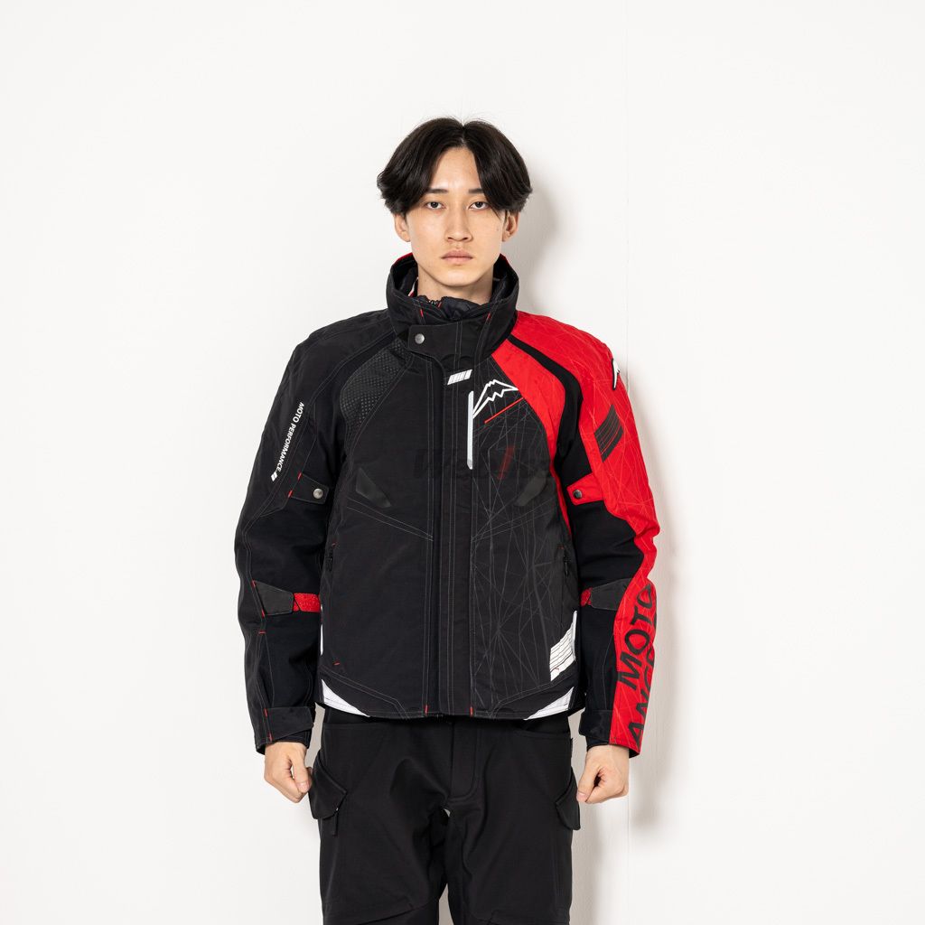 Webike | KUSHITANI クシタニ アキュートジャケット(K-2848-BK/RD-M