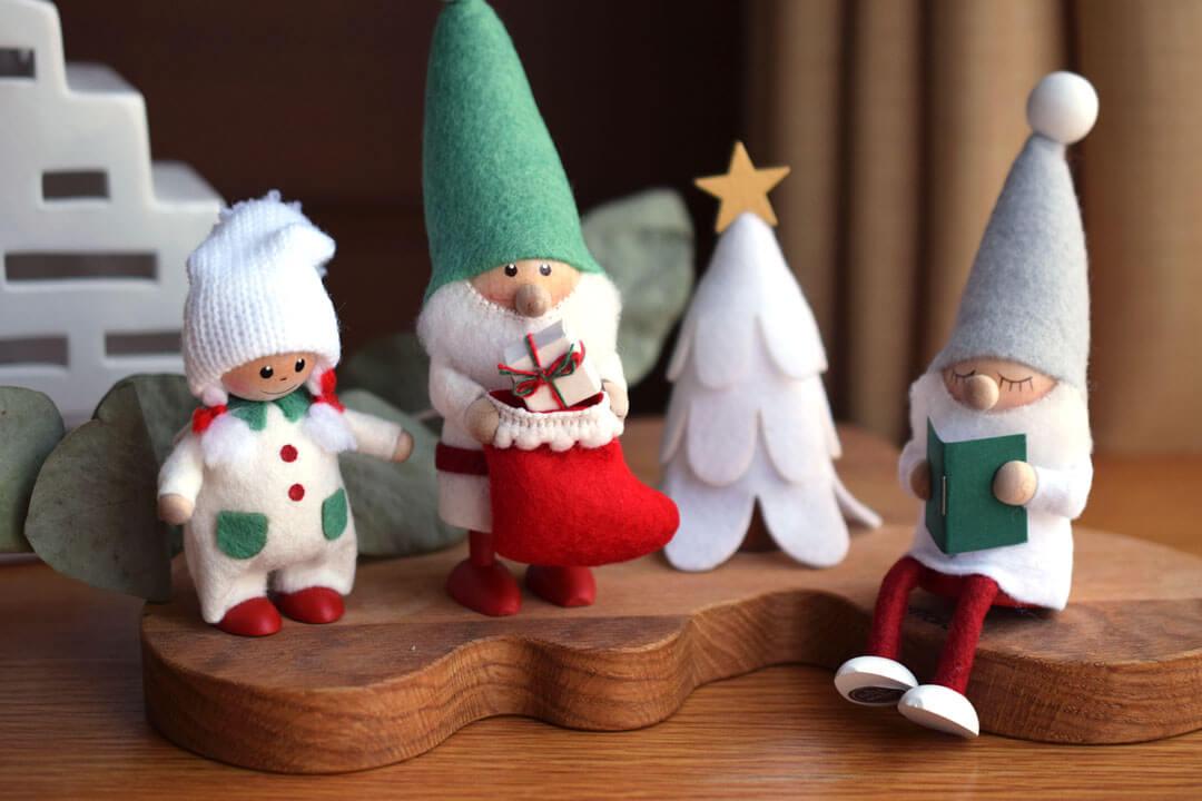 ノルディカニッセ 大きな靴下を持ったサンタ (ノルディカニッセ オ