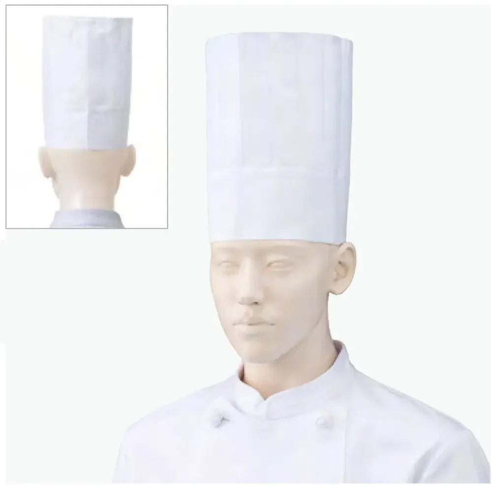 メッシュ付コック帽 KAZEN 471-29 食品工場用白衣・給食衣