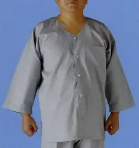 ダボシャツ（T/C）（大人） 鼠 江戸一 DABOSHATSU-7 祭り用品・浴衣