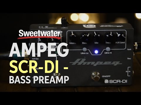 Ampeg SCR-DI Bass Preamp with Scrambler Overdrive Pedal | Sweetwater