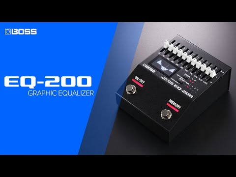 Boss EQ-200 Graphic Equalizer Pedal | Sweetwater
