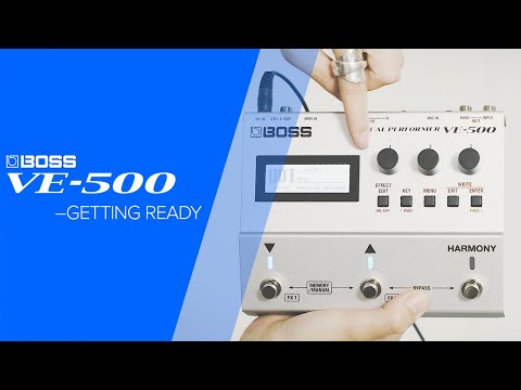 Boss VE-500 Vocal Performer Effects Pedal | Sweetwater