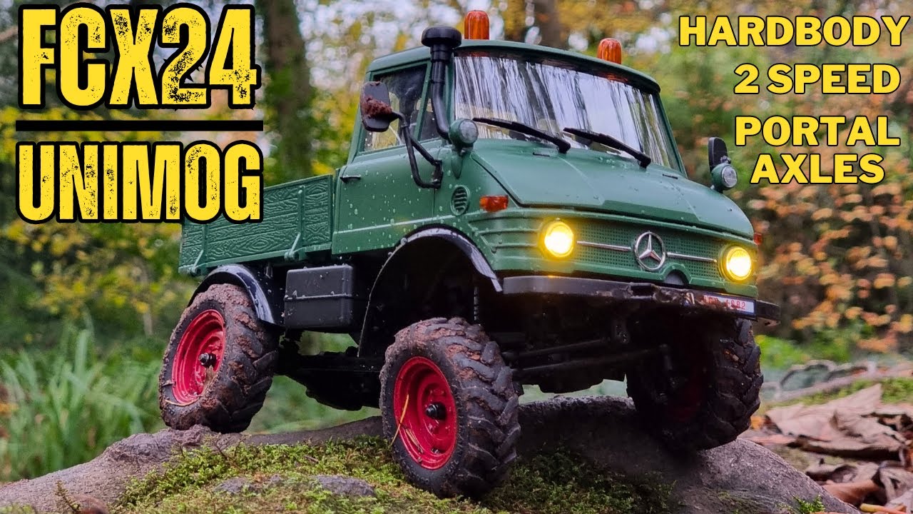 1:24 FCX24 Unimog 421 RTR RC Truck | Portal Axles | FMS Hobby