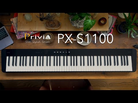 電子ピアノ Privia ブラック PX-S1100BK [88鍵盤] CASIO｜カシオ 通販