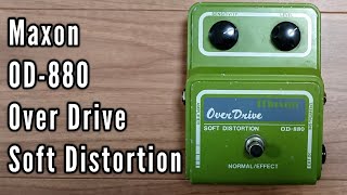 Maxon OD-880 Soft Distortion Overdrive - What To Know & Where To