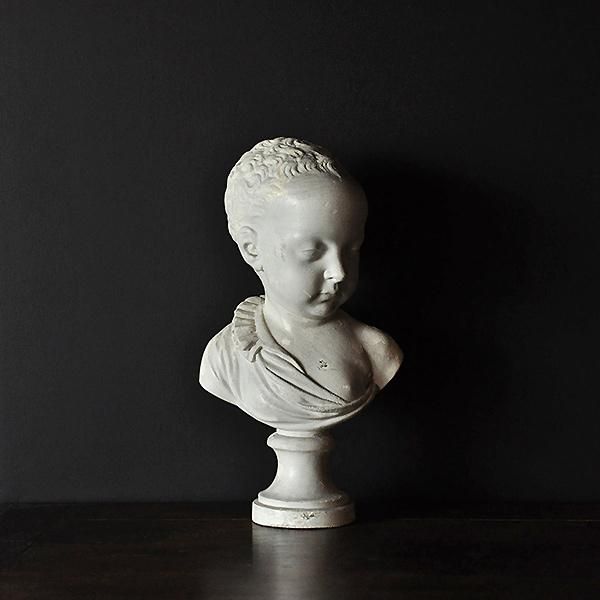 ルーブル美術館 石膏像/フランスアンティーク雑貨 アート 胸像 博物館