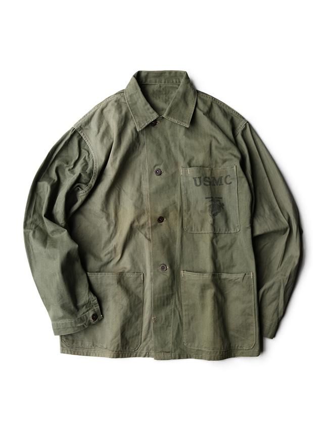 WW2 USMC P-41 HBT WORK JACKET NEAR DEAD STOCK SIZE 36 - MATIN