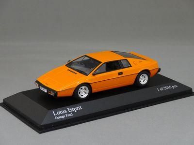 1/43 ミニチャンプス ロータス エスプリ 1978 （オレンジ） - ミニカー
