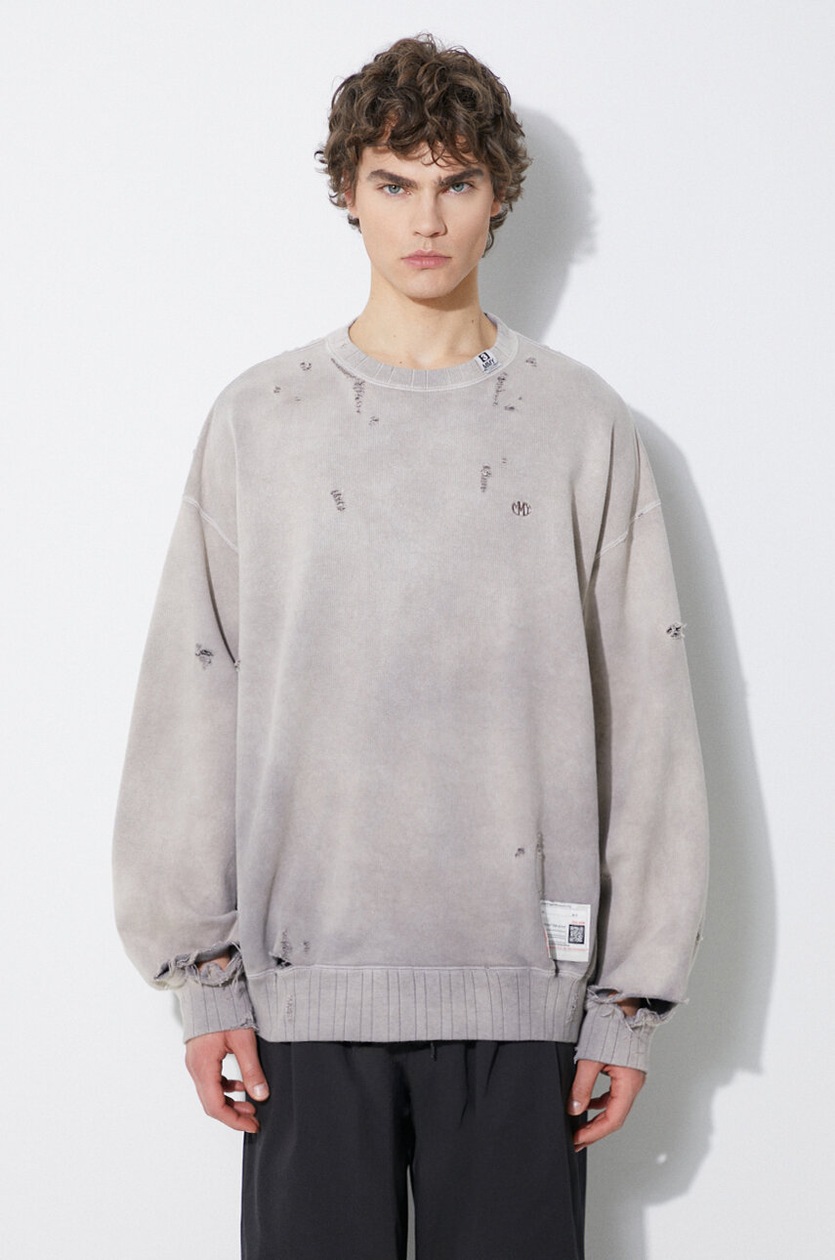 Maison MIHARA YASUHIRO cotton sweatshirt Sun Faded Hoodie PRM EU