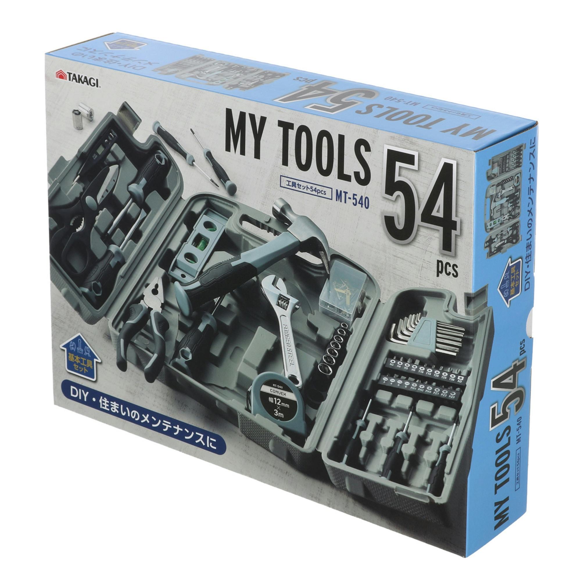TAKAGI マイツールズ54PCS MT-540 5個セット 工具セット 作業工具 家具