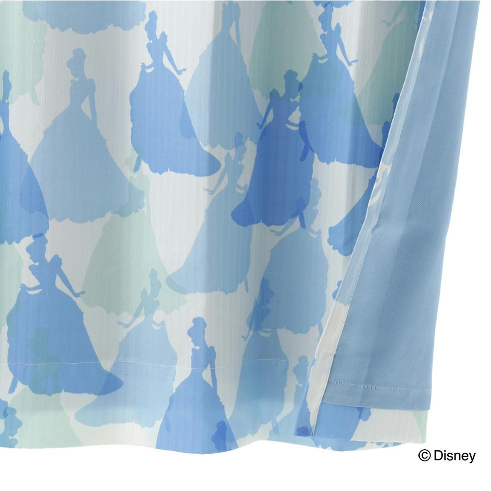 ディズニー カーテン シンデレラ 100×110cm 2枚組 洗濯OK 形状記憶