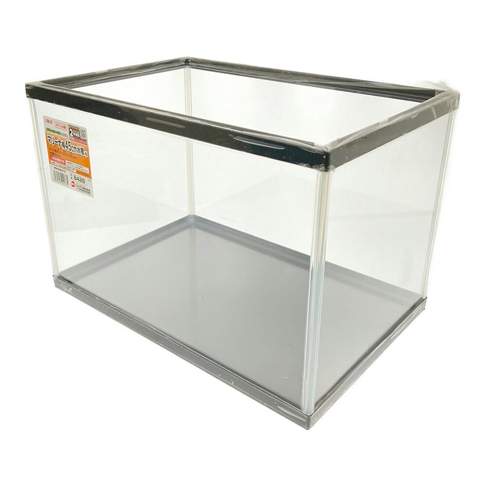 GEX マリーナ幅45cm水槽-N MR450BKST-N 約幅45×奥行30×高さ30cm 約35L