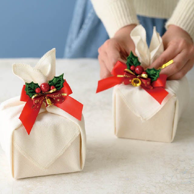 ヘッズ 小物－タイ－ワイヤー W110×D25×H95mm クリスマスフルリール