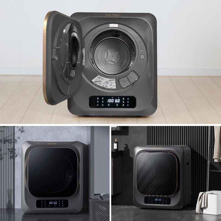 衣類乾燥機 3kg 小型 UV除菌 脱臭 自動短縮機能 絡まり防止