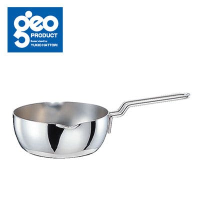 ジオプロダクト 片手鍋 16cm 1.5L 全面7層構造 宮崎製作所 GEO-16N【IH
