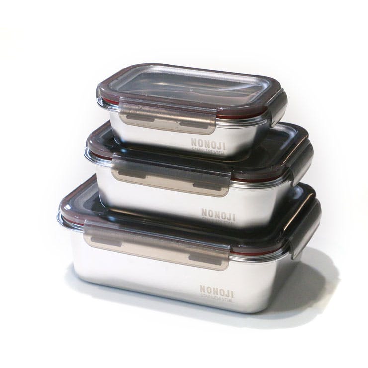 ののじ マジックコンテナ SML 3点セット NONOJI【ステンレス 保存容器
