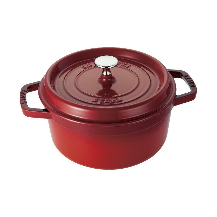 ストウブ ピコ ココット ラウンド 22cm 2.6L IH対応 staub【鋳物 両手