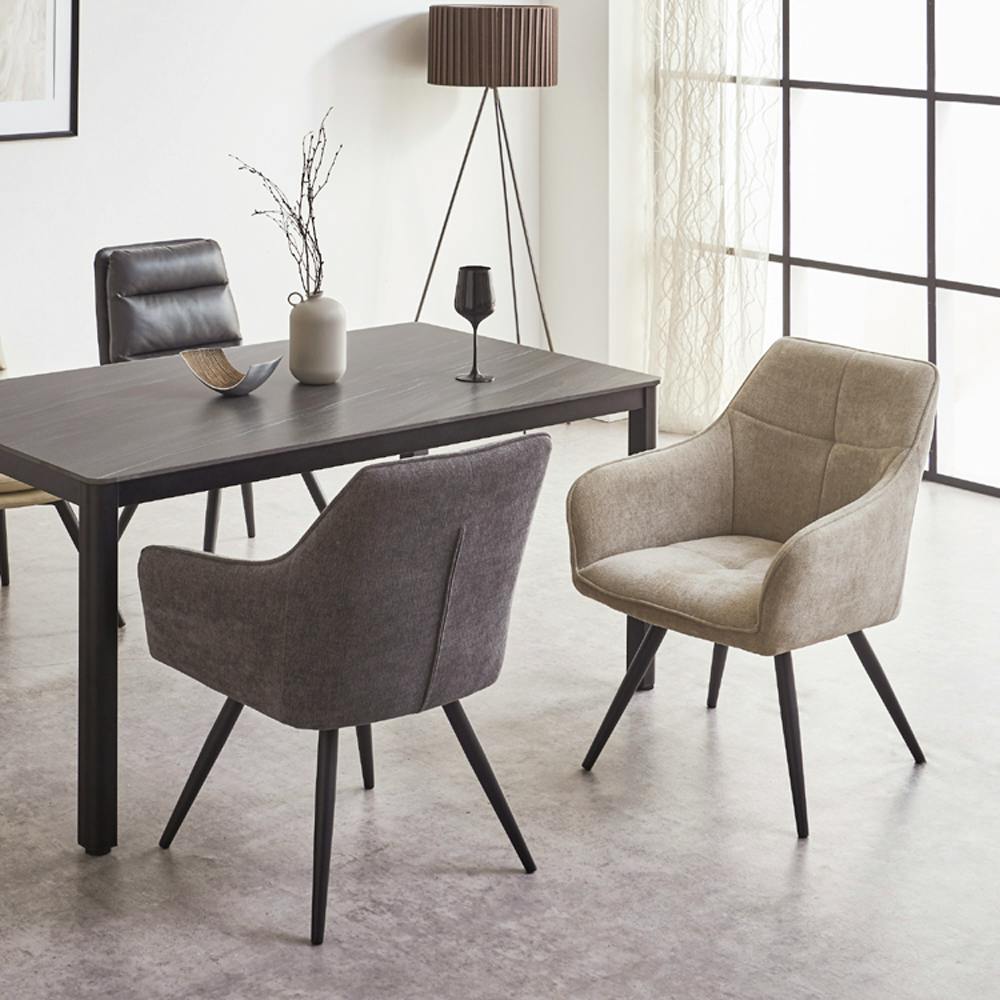 後藤家具物産 ソール ダイニングチェアー グレー 56×62 DC-SL-GY 軒先