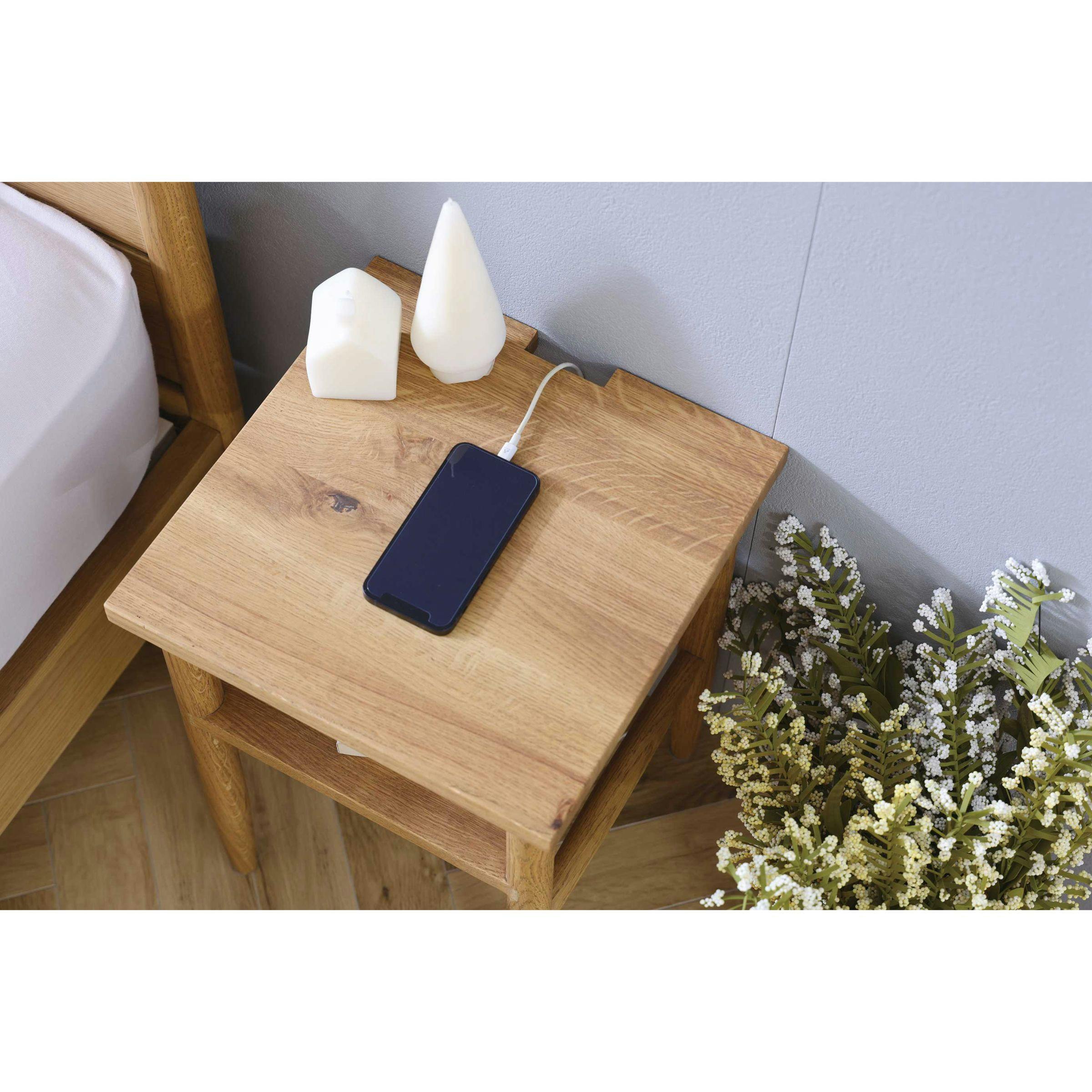 nora. ナイトテーブル クレマ ナチュラル おしゃれ 北欧 寝室 サイド