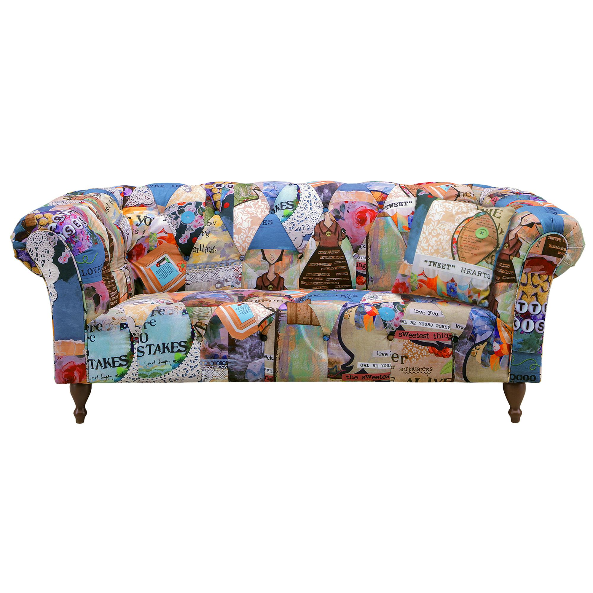 to meet ソファー アダム3D D柄 二人掛け 2.5P 2人掛け 布張り ロー