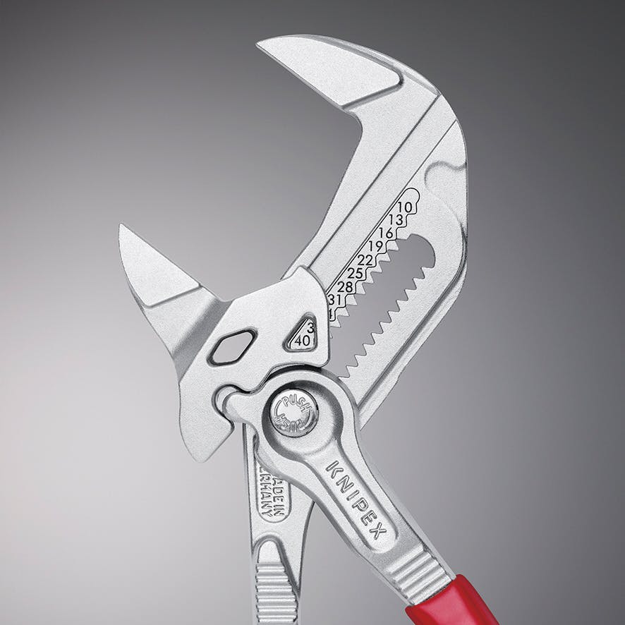 クニペックス プライヤーレンチ SB 8603-180 モンキーレンチ兼用 配管