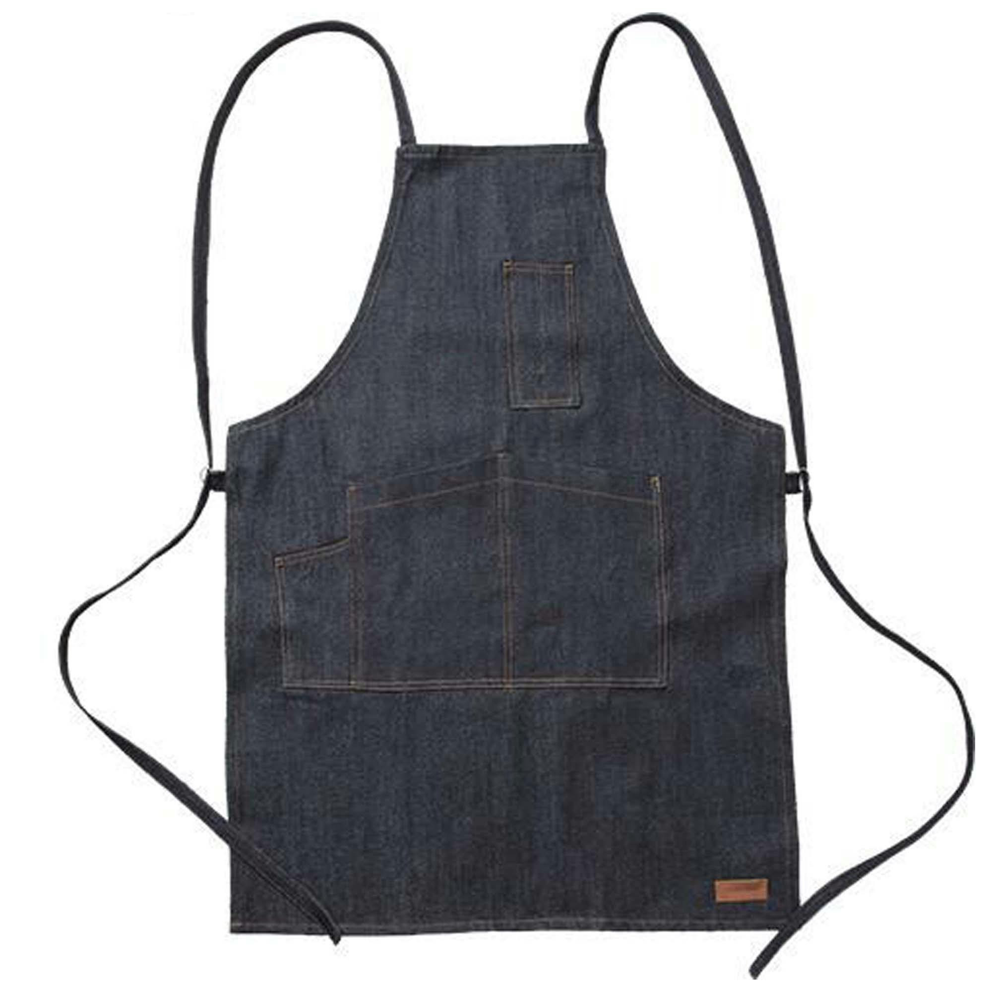 川西工業 デニムエプロン タスキタイプ U545 作業着 ジーンズ 丈夫