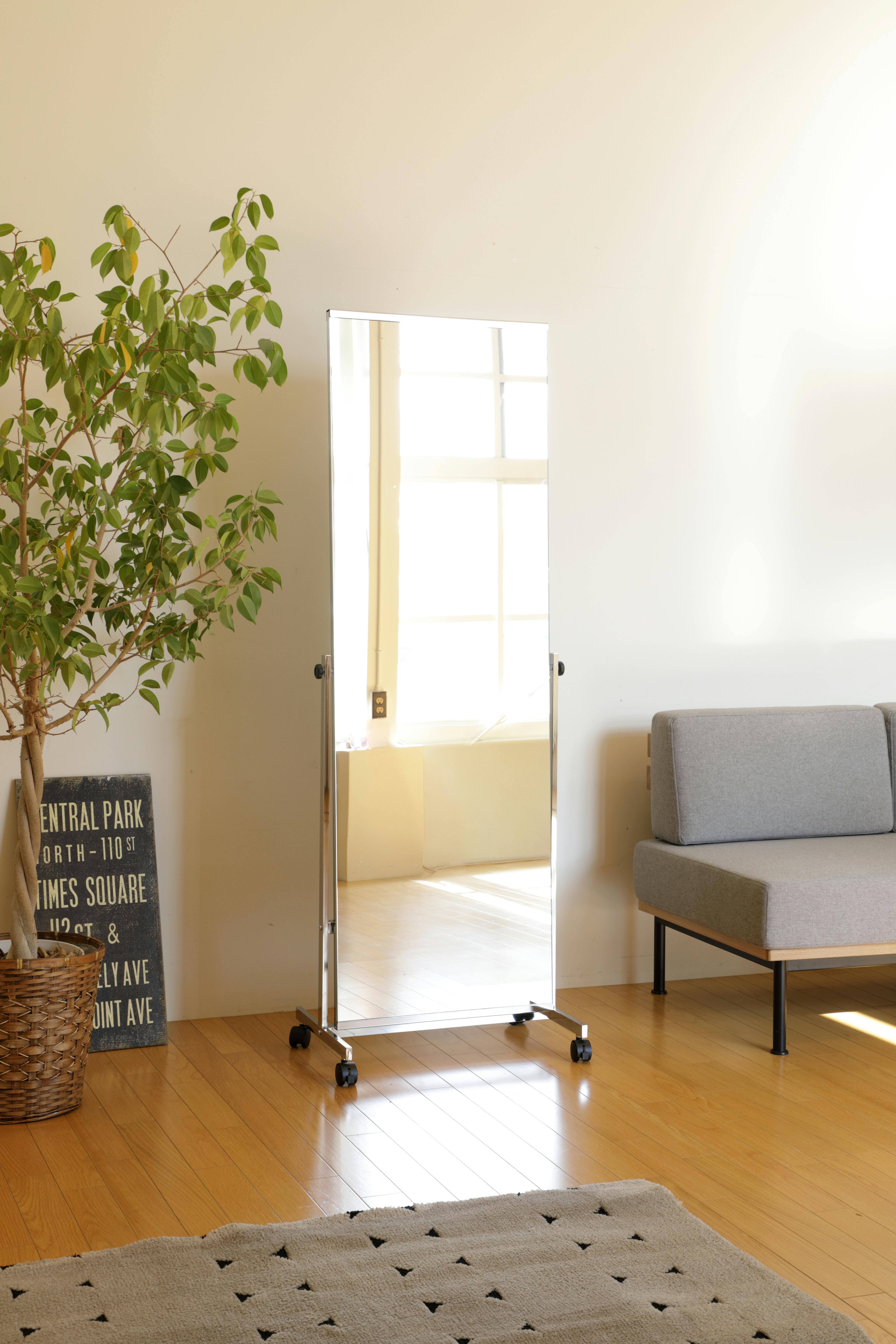 KOEKI 弘益 UTILITY P-1126M スタンドミラー 57×36×158.5 鏡：50×147