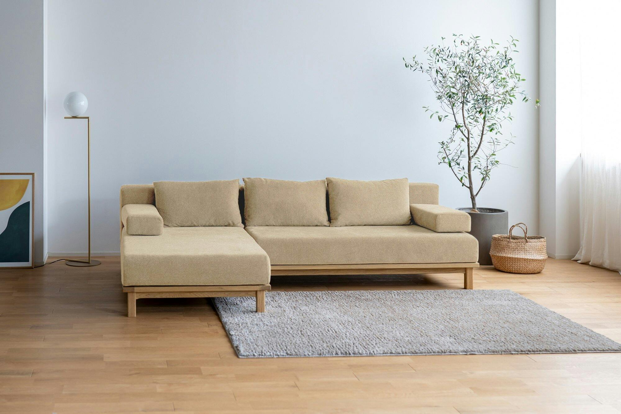 KOEKI 弘益 SIEVE 二人掛け ソファ SVE-SF013W rect.unit sofa wide(BE