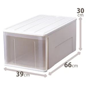 天馬 たっぷり収納 ケース66L 積み重ね可能 押入れ収納 引き出し収納