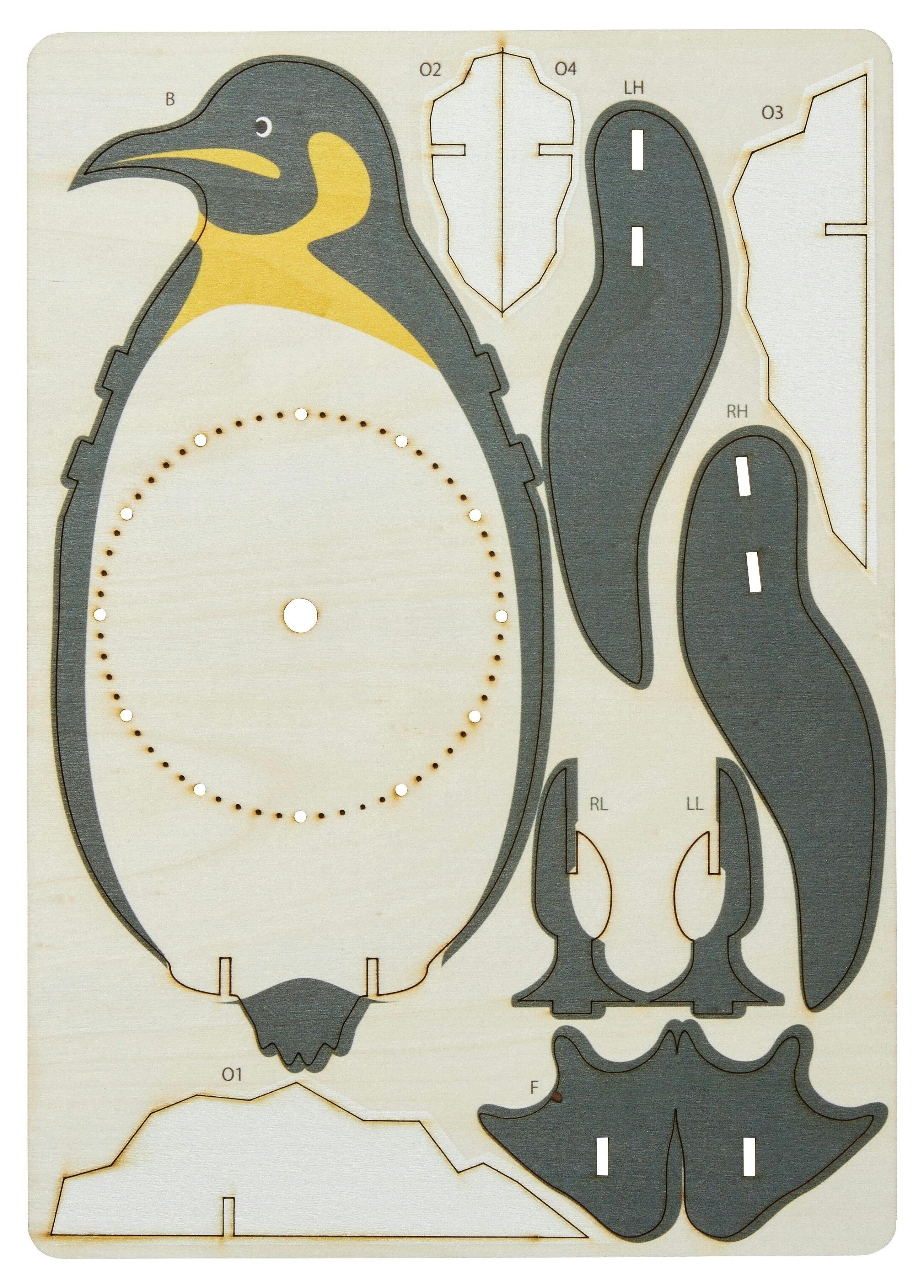 セトクラフト クロックパズル(ペンギン) W24-0034【別送品】 | 時計