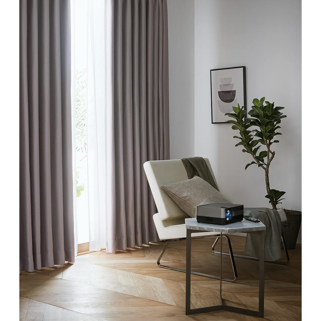 Eco de Happiness 【2級遮光/テキ温】 (ライトグレー) 100cm×224cm 幅