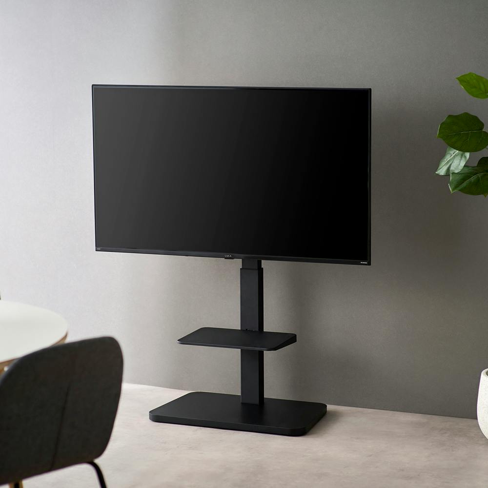 アイリスオーヤマ スタンドテレビ台 UTS-640R ブラック 家具